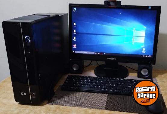 Informática - REMATO PC COMPLETA EXCELENTE WIFI-WEBCAM-MONITOR-CENTRO- - En Venta