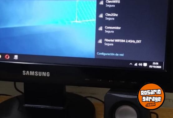 Informática - REMATO PC COMPLETA EXCELENTE WIFI-WEBCAM-MONITOR-CENTRO- - En Venta