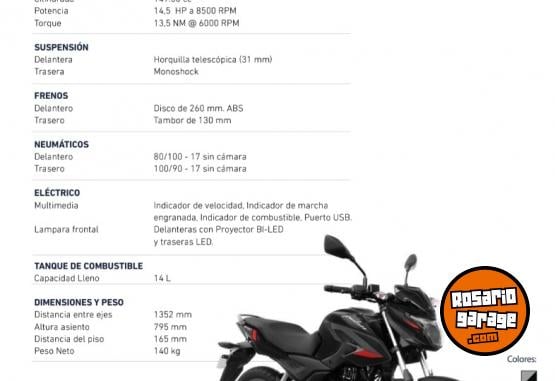 Motos - Bajaj Rouser P150 2024 Nafta 13500Km - En Venta