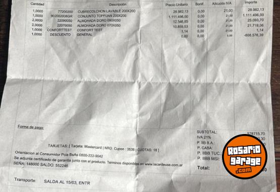 Hogar - Colchon La cardeuse king size - En Venta