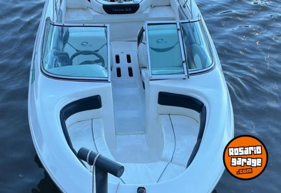 Embarcaciones - Lancha Tecno 165 + Motor Evinrude 60HP (2012) - �Excelente Estado! - En Venta