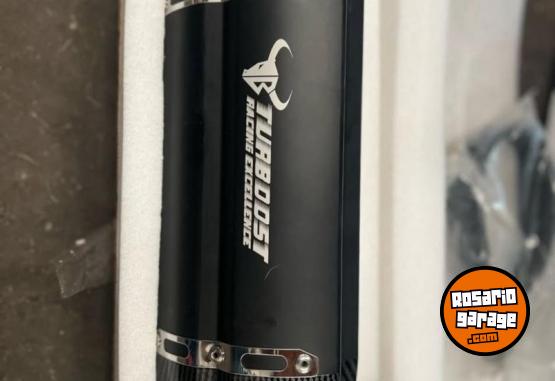 Accesorios para Motos - Escape Moto TURBOOST Tb-250a-bk - Aluminio/Carbono - En Venta