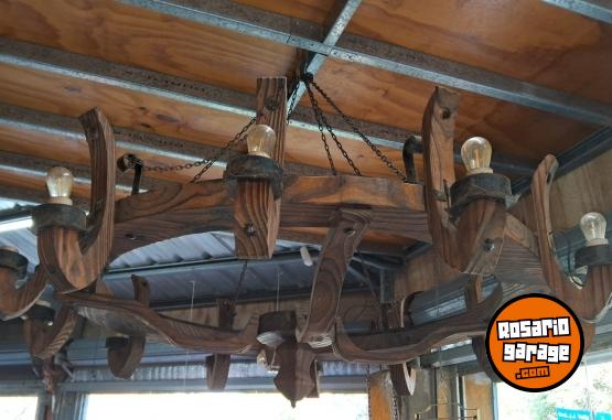Hogar - UNICAS ARAÑAS DE MADERA - En Venta