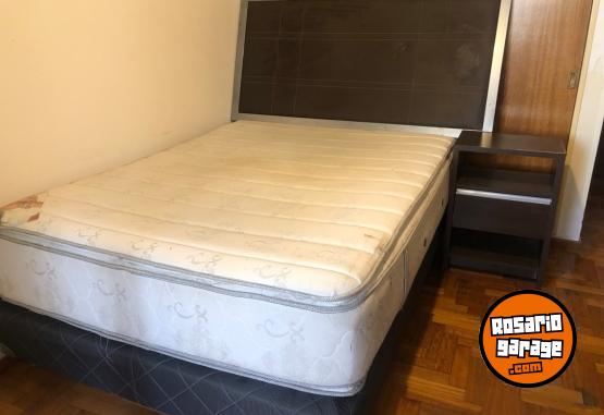Hogar - SOMMIER CANNON CON MESITAS DE LUZ Y ESPALDAR - En Venta