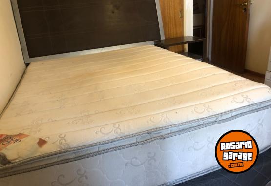 Hogar - SOMMIER CANNON CON MESITAS DE LUZ Y ESPALDAR - En Venta