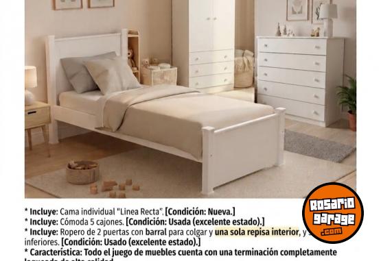 Hogar - Juego de dormitorio ni�o/ni�a completo - En Venta