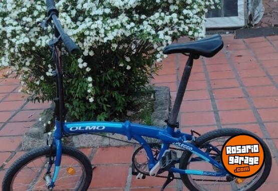 Deportes - Bicicleta Plegable Olmo Rodado 20 Azul - En Venta