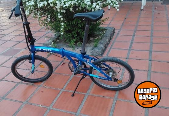Deportes - Bicicleta Plegable Olmo Rodado 20 Azul - En Venta