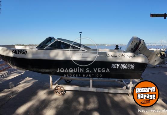 Embarcaciones - Nativo Open 5.90 + Johnson 115Hp 2T - En Venta