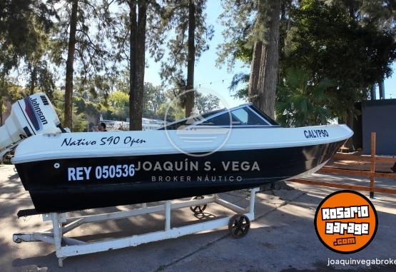 Embarcaciones - Nativo Open 5.90 + Johnson 115Hp 2T - En Venta