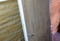 Hogar - Puerta placa de madera marco aluminio - En Venta