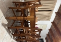 Hogar - Mesa comedor de pino con 10 sillas - En Venta
