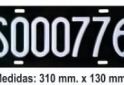 Accesorios para Autos - chapa 101 Mercosur o Nacional - En Venta