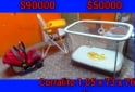 Art�culos para beb� - Vendo colch�n,sillita auto, corralito bebe, sillita para comer,cama hierro regulable,3 hermosos cuadros 1 repisa 4 sillas pl�sticas y varias cosas ver fotos y descripci�n - En Venta