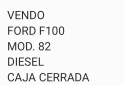 Utilitarios - Ford F100 1982 Diesel 11111Km - En Venta