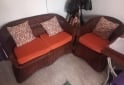 Hogar - Sillones de mimbre con almohadones - En Venta
