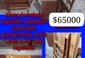 Hogar - LIQUIDOcama, guantes mma,campera talle 50, tablones,mesa de trabajo pileta, mesitas, cuadros, veladores, copas, repisas y lmpara colgante, - En Venta