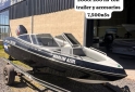 Embarcaciones - Lancha open usada 460 alcon Yamaha 60 2t 2008. 200 hs  con trailer y accesorios 7,500u$s - En Venta