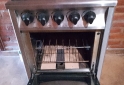 Hogar - COCINA FORNAX 4 HORNALLAS DE ACERO INOXIDABLE PISO DE LADRILLOS REFRACTARIOS EXCELENTE ESTADO - En Venta