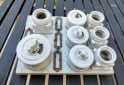Hogar - LIQUIDO ANTIGUO TABLERO VINTAGE DE FUSIBLES Y AISLADOR ELECTRICO DE PORCELANAS - En Venta