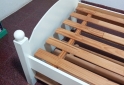 Hogar - Cama 1 Plaza Juvenil Laqueda Blanco Linea Americana 80 X 190 - En Venta