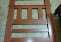 Hogar - 2 Camas individuales o Cama Cucheta de Madera Maciza ,Barandilla y Escalera Incluidas - En Venta
