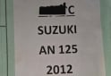 Motos - Suzuki AN 125 2012 Nafta 23000Km - En Venta