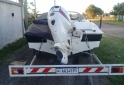Embarcaciones - Lancha Quicksilver 1600,  Evinrude  115hp con trailer completa - En Venta