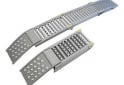 Accesorios para Motos - Rampas Plegables Metálicas Plata 1500 Lbs Juego X2 - En Venta