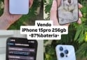 Telefon�a - iPhone 15 Pro 256GB - Blanco - 87% Bater�a ✅ - En Venta