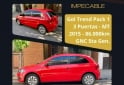 Autos - Volkswagen Gol Trend pack 1 2015 GNC 86000Km - En Venta