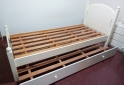 Hogar - Cama  P/ Colchon 1 Plaza Resistente Blanco - En Venta