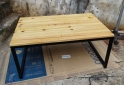 Hogar - Mesa ratona madera y hierro - En Venta