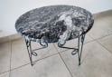 Hogar - Mesita matera m�rmol y hierro - En Venta