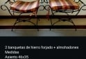 Hogar - BANQUETAS DE HIERRO - En Venta