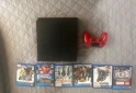 Electr�nica - VENDO PLAY 4 FAT 500 GB usada con joystick rojo incluido - En Venta