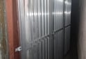 Hogar - Porton de aluminio, 3 puertas, con marco de fierro - En Venta