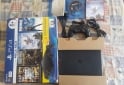 Electrónica - PlayStation 4 1Tera Súper Slim 2Juegos 1Joystick Sony con Cables cajas y manuales - En Venta
