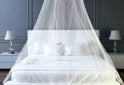 Hogar - Mosquitero Tul 4 Esquinas Cuadrado Camas Hasta 2 1/2 Plazas - En Venta