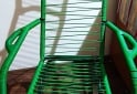 Hogar - SILLON REPOSERA MECEDORA DE HIERRO Y SOGA PVC VERDE - En Venta