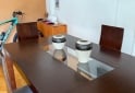 Hogar - MESA COMEDOR MADERA CON VIDRIO - En Venta