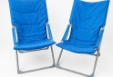 Hogar - Reposeras plegables de tela color azul - En Venta