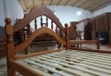 Hogar - cama estilo arabe 2 plazas algarrobo - En Venta