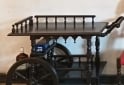 Hogar - Juego de 5 sillas antiguas y carro estilo colonial espa�ol - En Venta