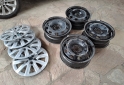 Accesorios para Autos - 4 LLANTAS DE CHAPA Y TASAS VW 5X100 R15 - En Venta