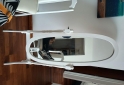 Hogar - Hermoso Espejo Oval Laqueado Blanco Como Nuevo - En Venta