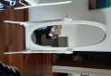 Hogar - Hermoso Espejo Oval Laqueado Blanco Como Nuevo - En Venta