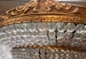 Otros - HERMOSA LAMPARA BRONCE Y CRISTAL DE ROCA - En Venta