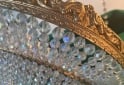Otros - HERMOSA LAMPARA BRONCE Y CRISTAL DE ROCA - En Venta
