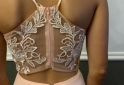 Indumentaria - Vestido de graduacion/15 largo rosa claro - En Venta